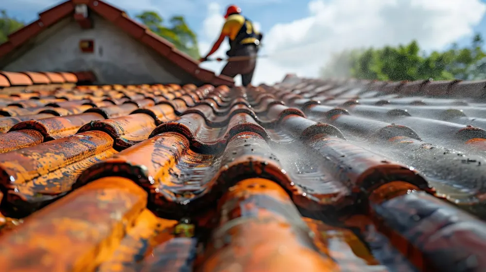 Démoussage toiture à Isles-les-Meldeuses